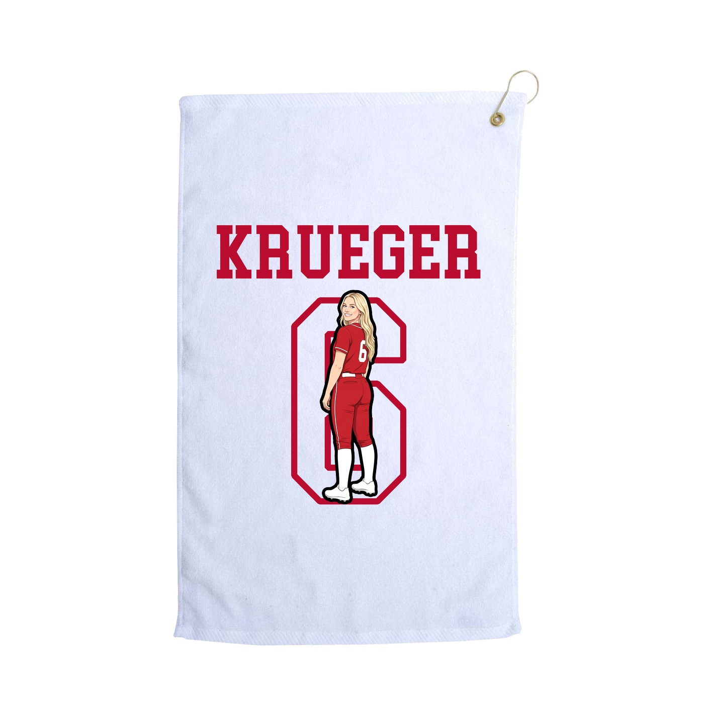 Golf Towel — Shirsey in White