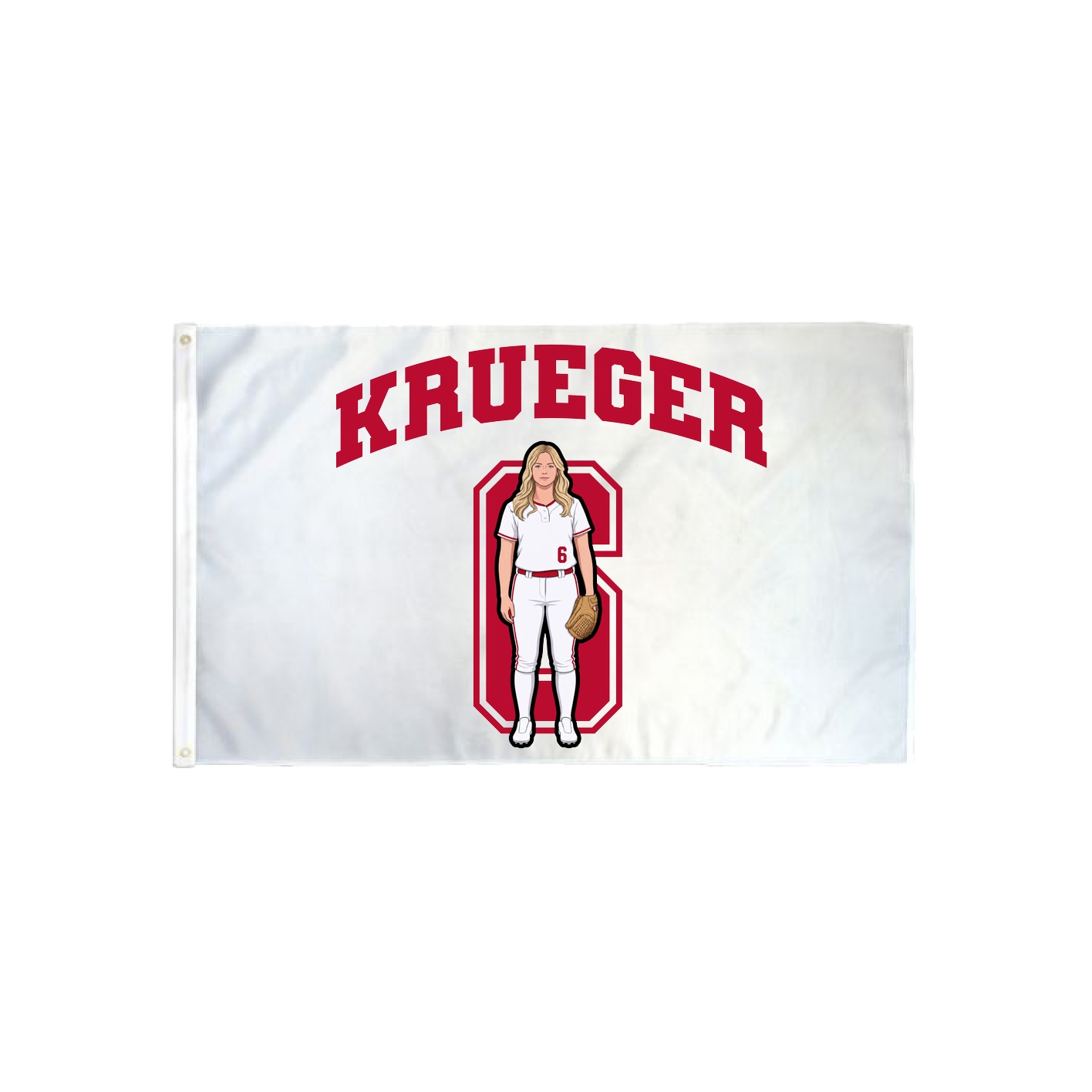 3x5 Flag — Number in Classic