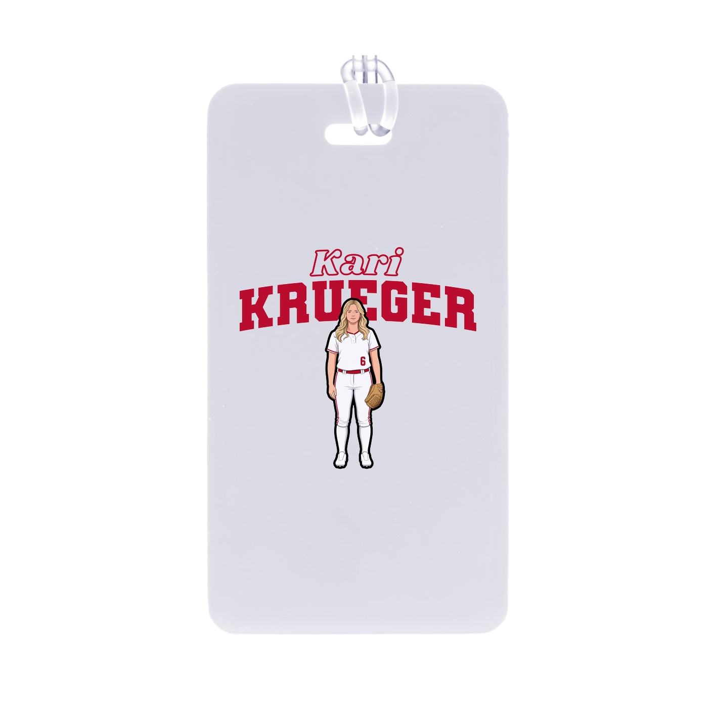 Bag Tag — Name Arch in Classic