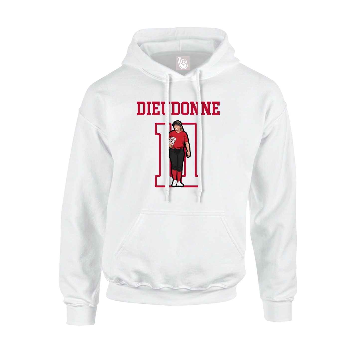 Hoodie — Shirsey in White