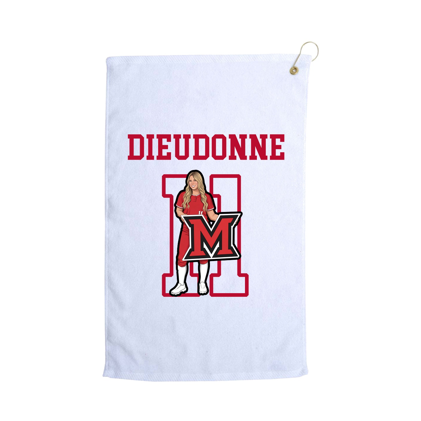 Golf Towel — Shirsey in White