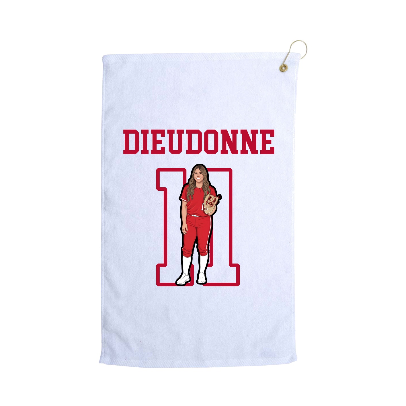 Golf Towel — Shirsey in White