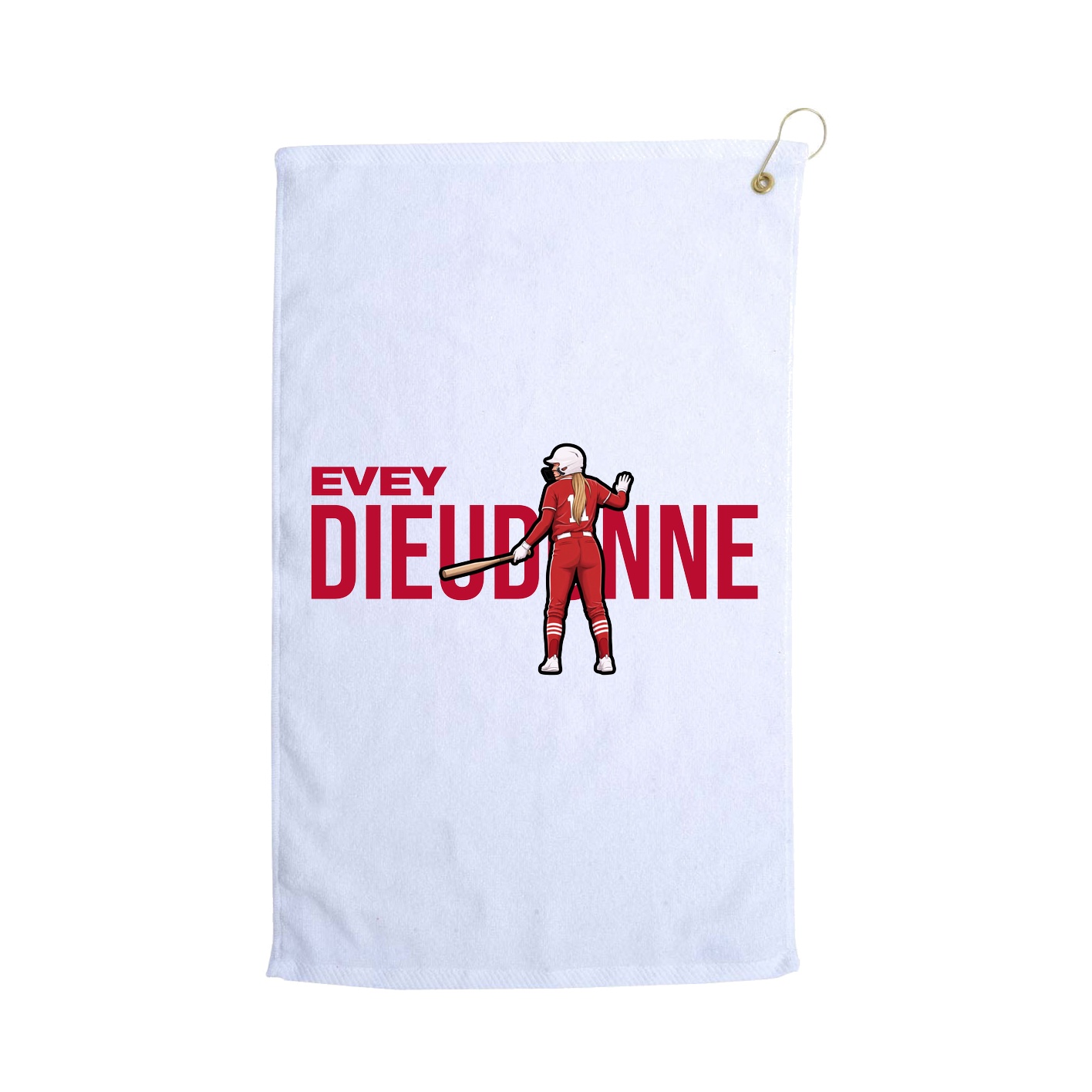 Golf Towel — Player Name in White