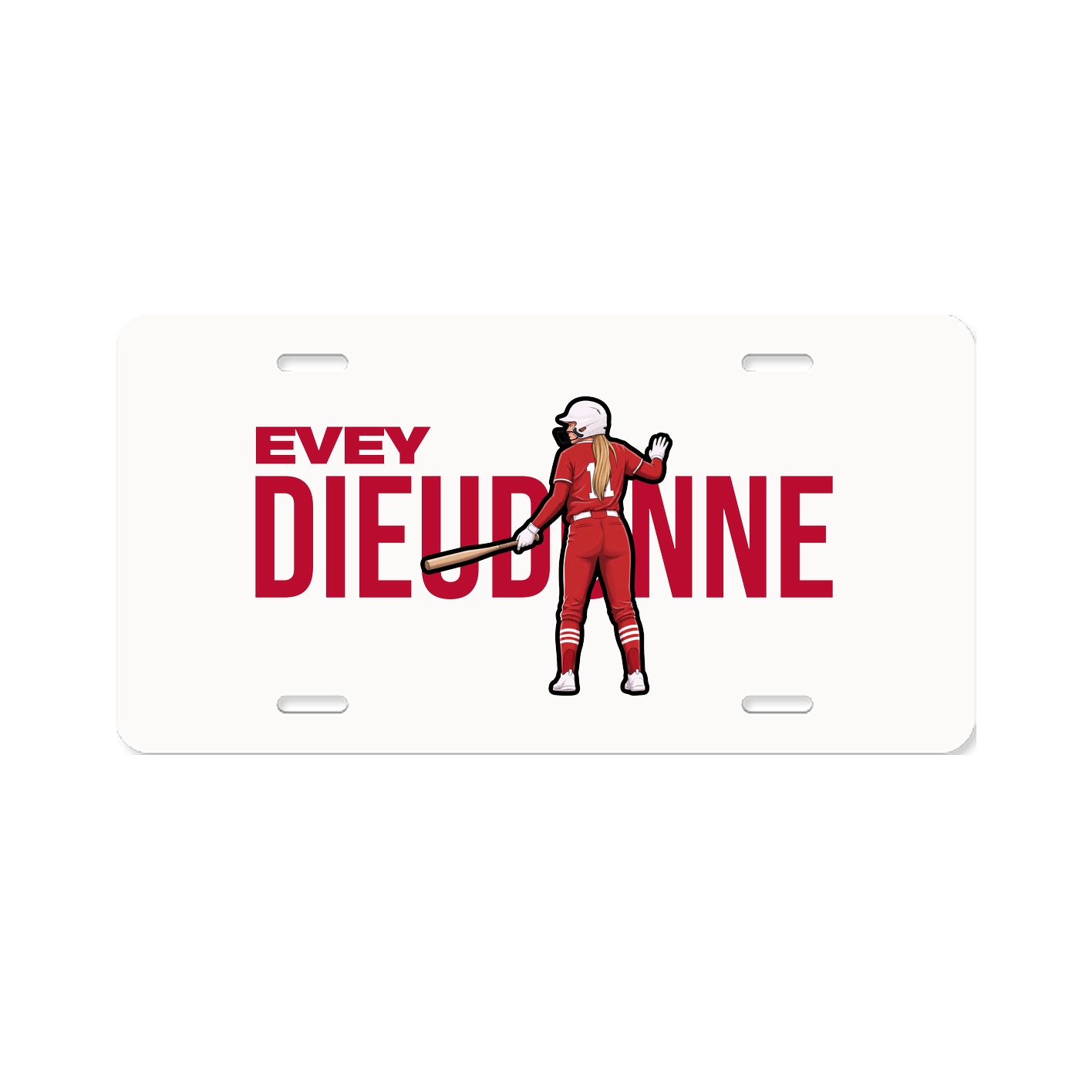 License Plate — Player Name in Classic