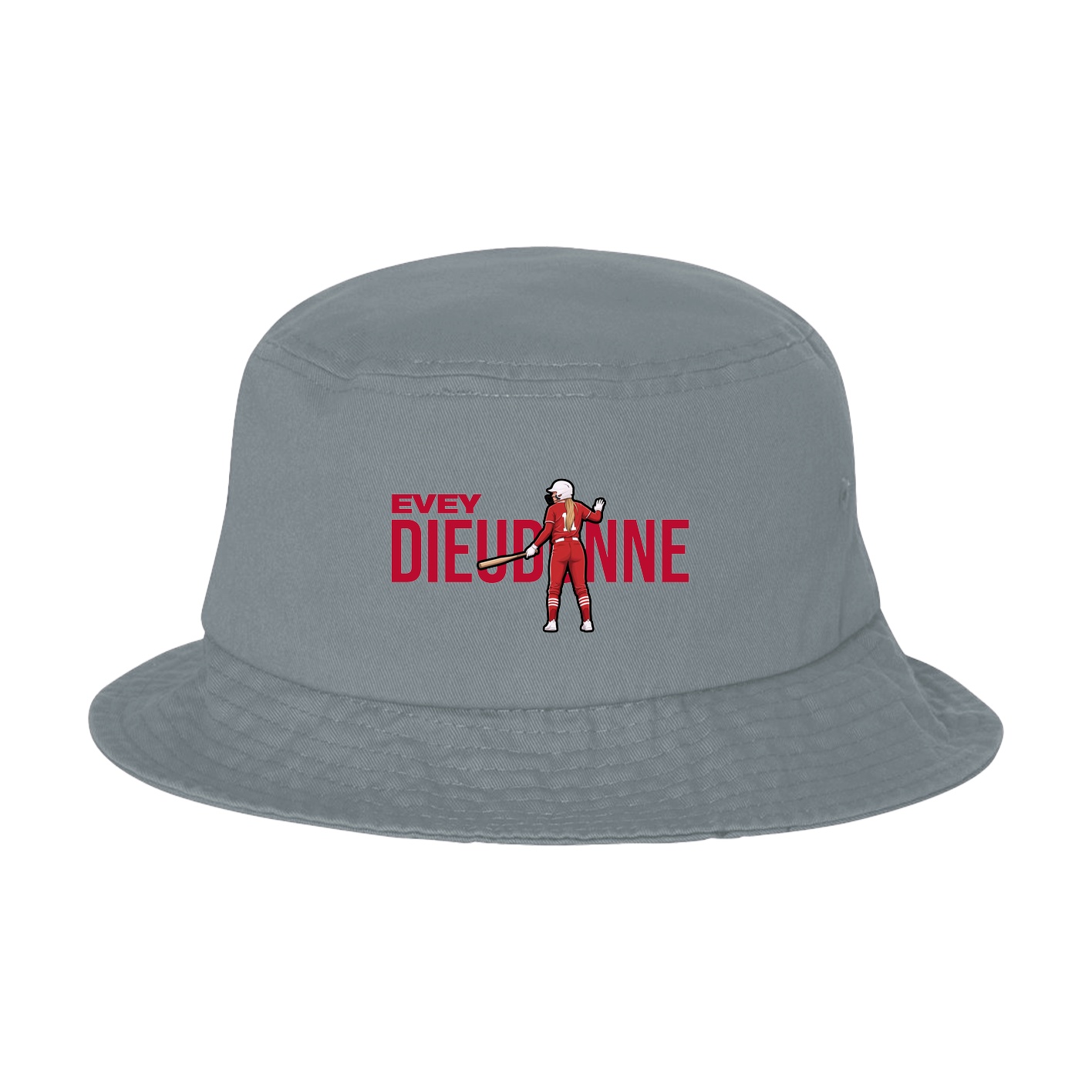 Bucket Cap — Player Name in Grey