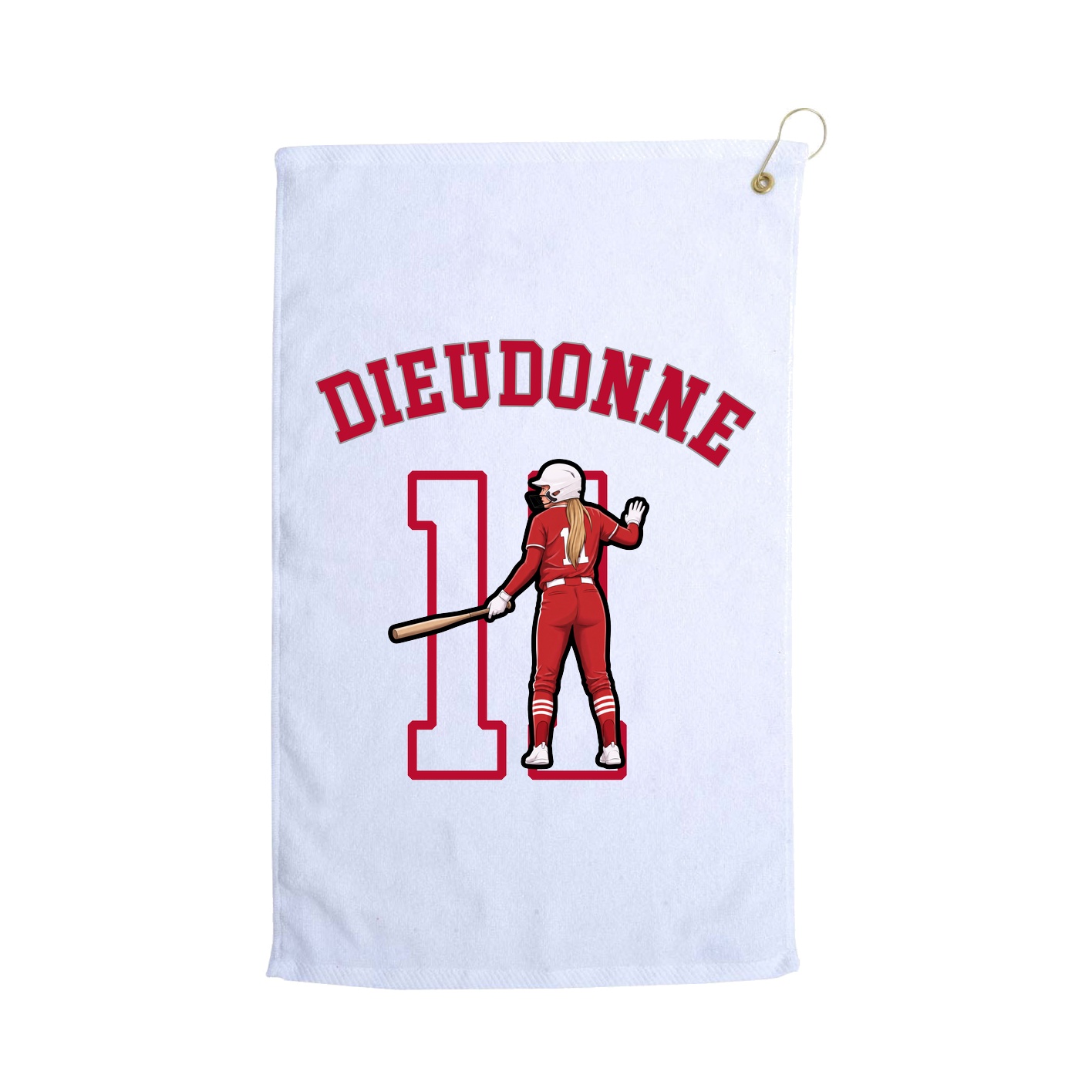 Golf Towel — Shirsey Arch in White