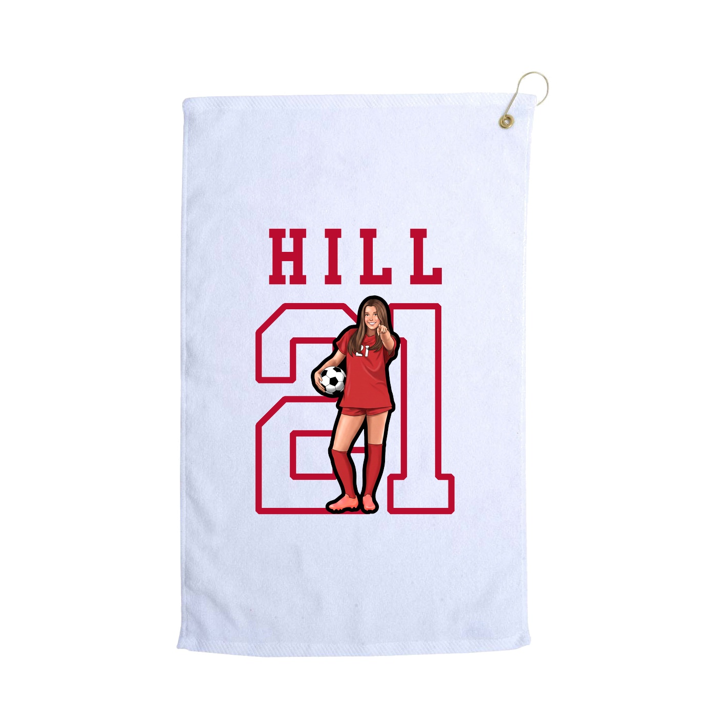 Golf Towel — Shirsey in White
