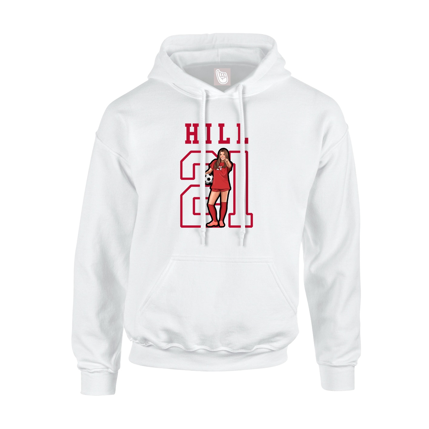 Youth Hoodie — Shirsey in White