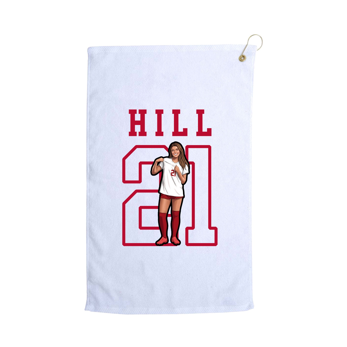 Golf Towel — Shirsey in White