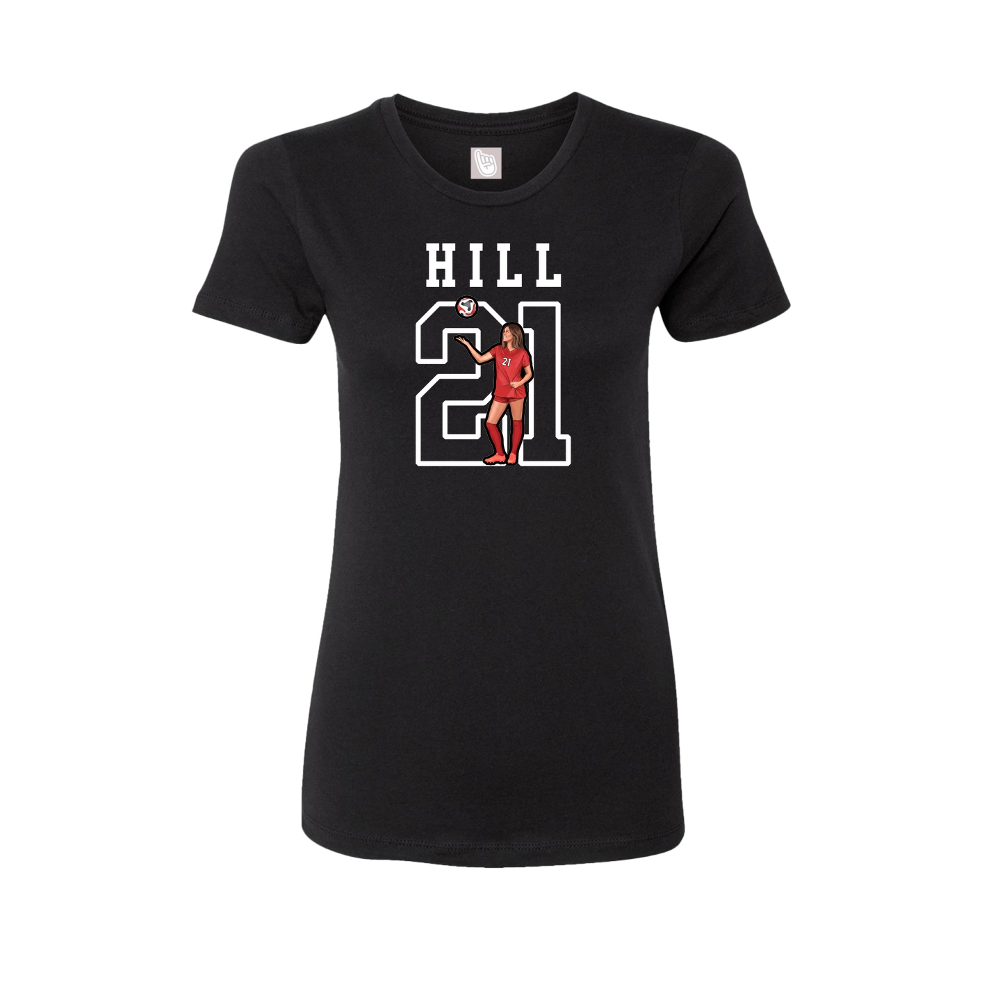 Fitted Women's Tee — Shirsey in Black