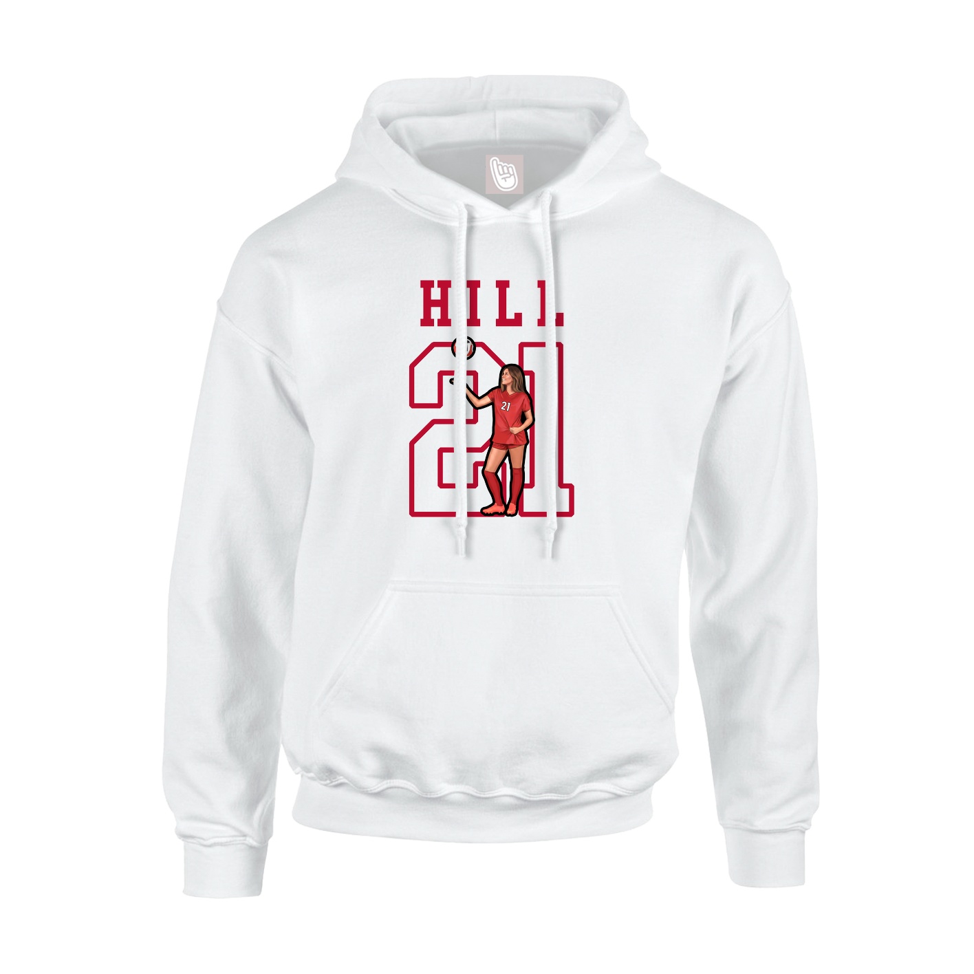 Hoodie — Shirsey in White