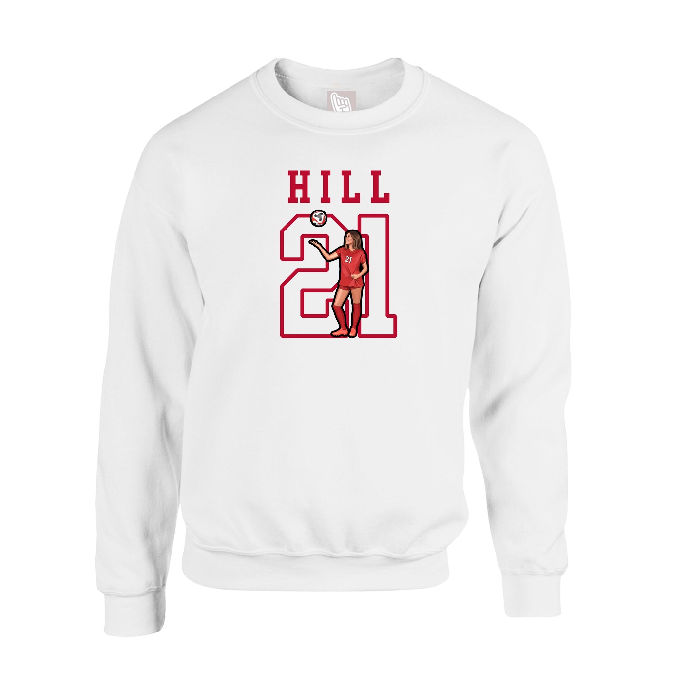 Fleece Crew — Shirsey in White