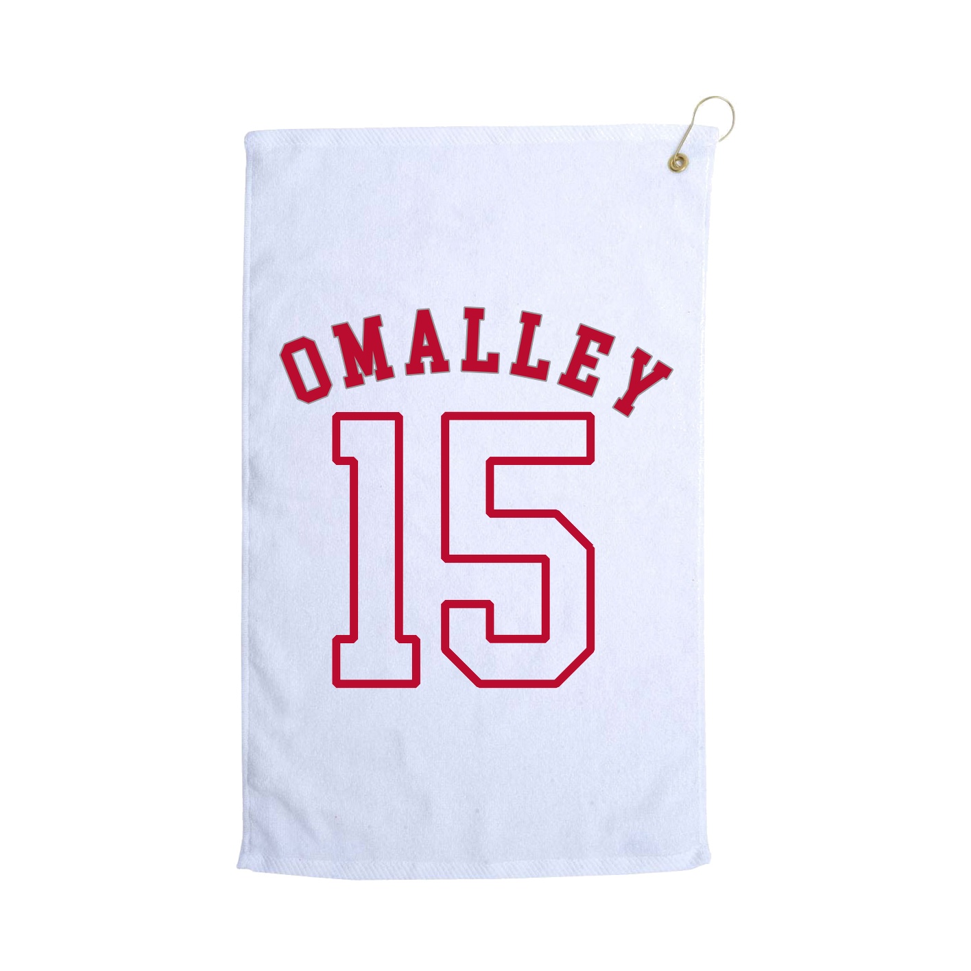 Golf Towel — Shirsey Arch in White