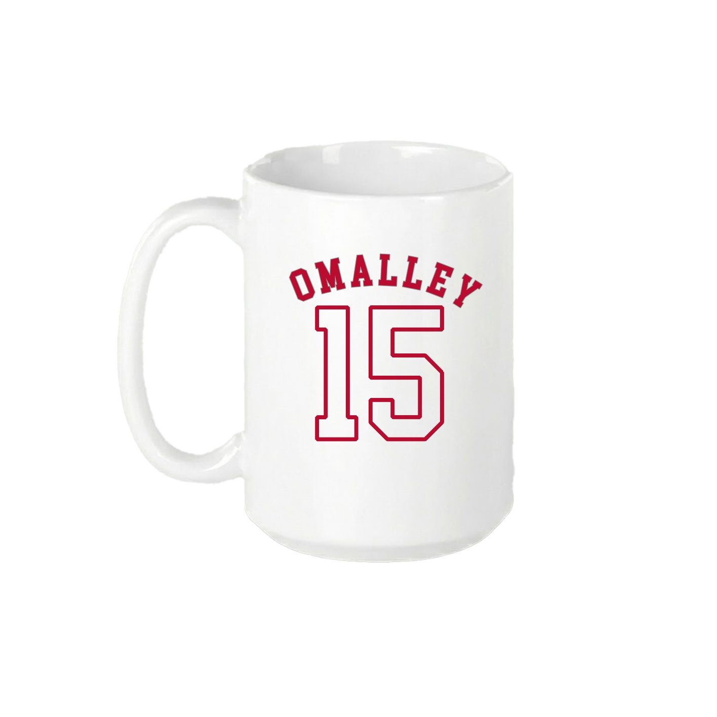 15oz Coffee Mug — Shirsey Arch in White