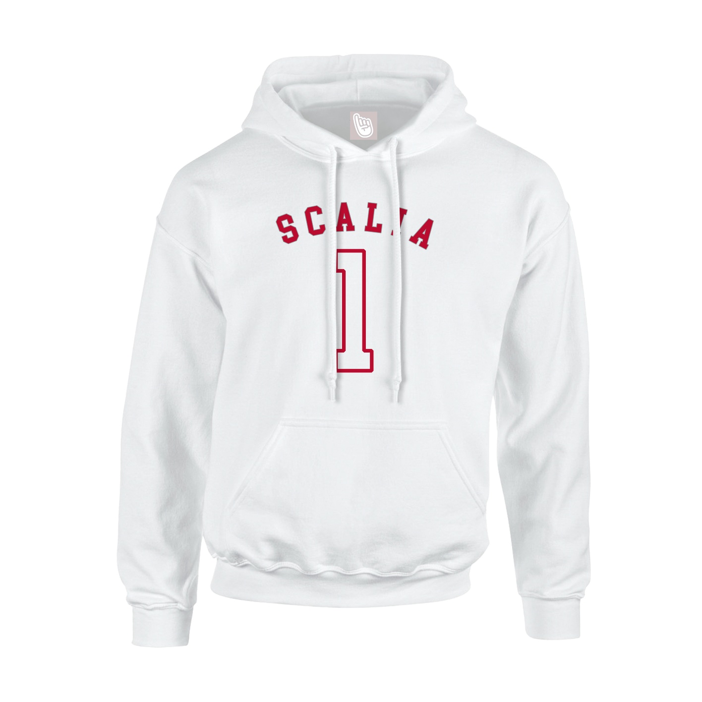 Youth Hoodie — Shirsey Arch in White
