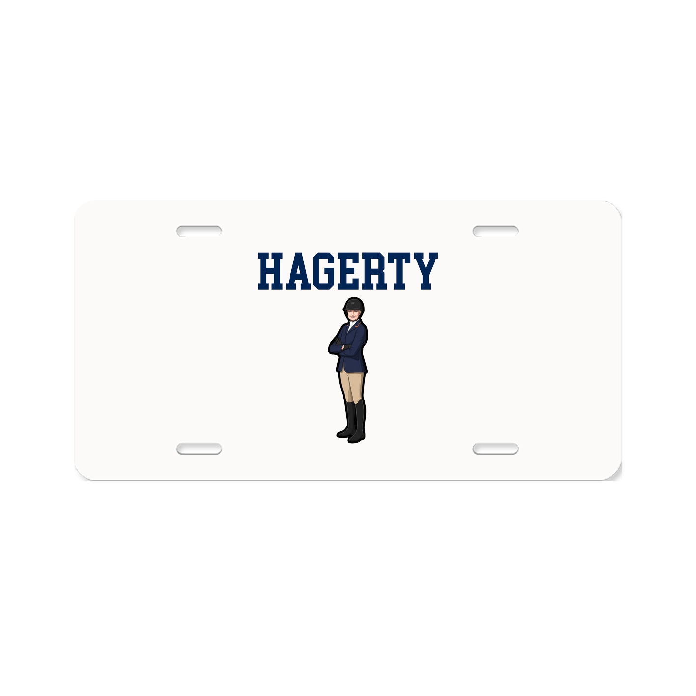License Plate — Shirsey in Classic