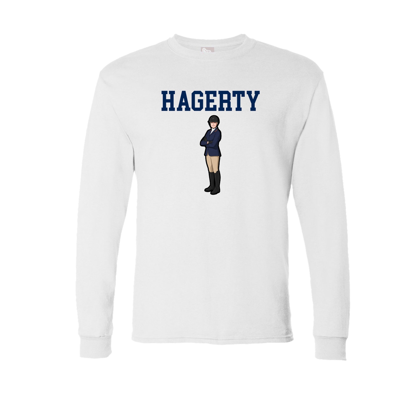 Long Sleeve Tee — Shirsey in White
