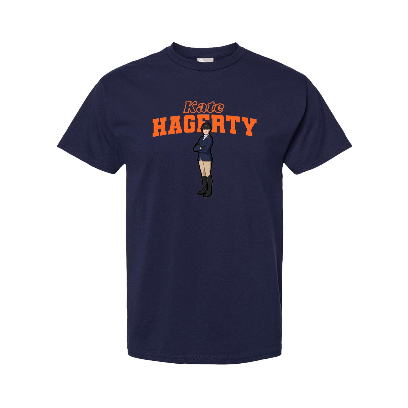 Tee — Name Arch in Navy