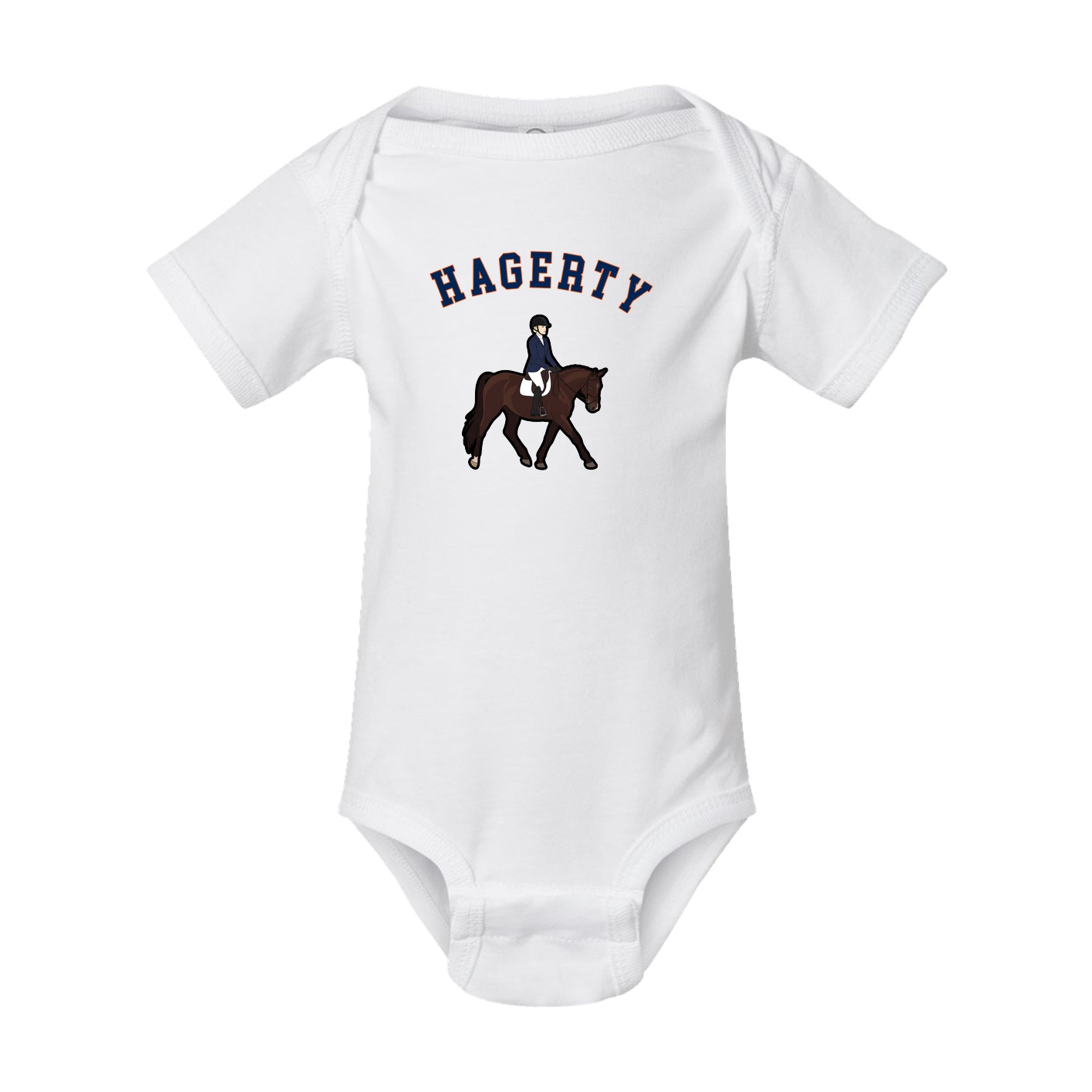 Baby Onesie — Shirsey Arch in White
