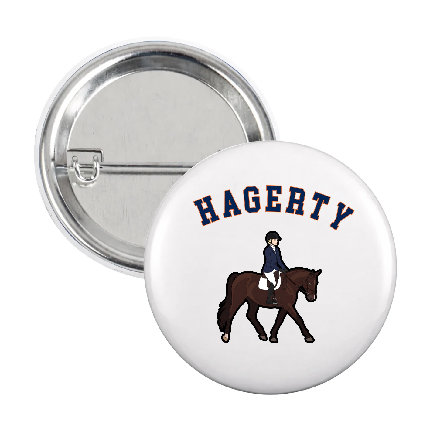 Game Day Button — Shirsey Arch in White
