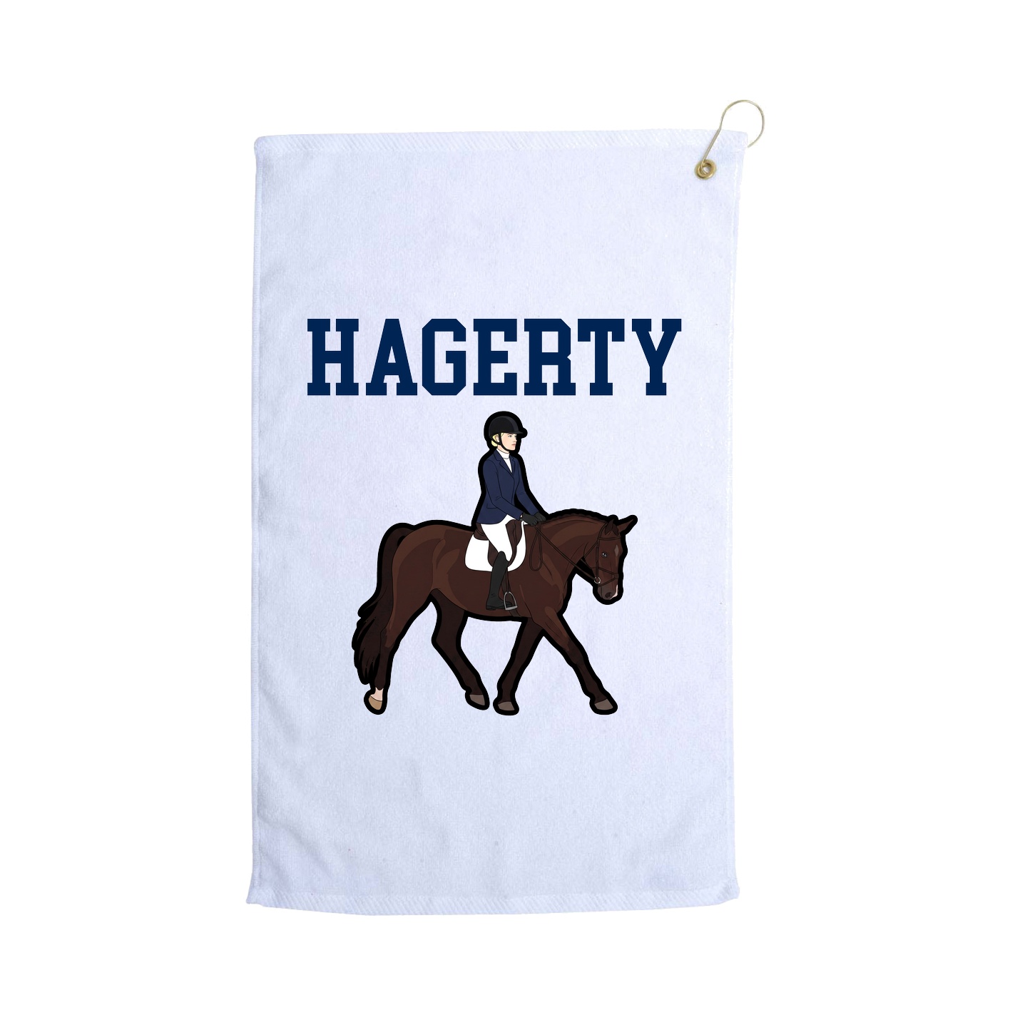 Golf Towel — Shirsey in White