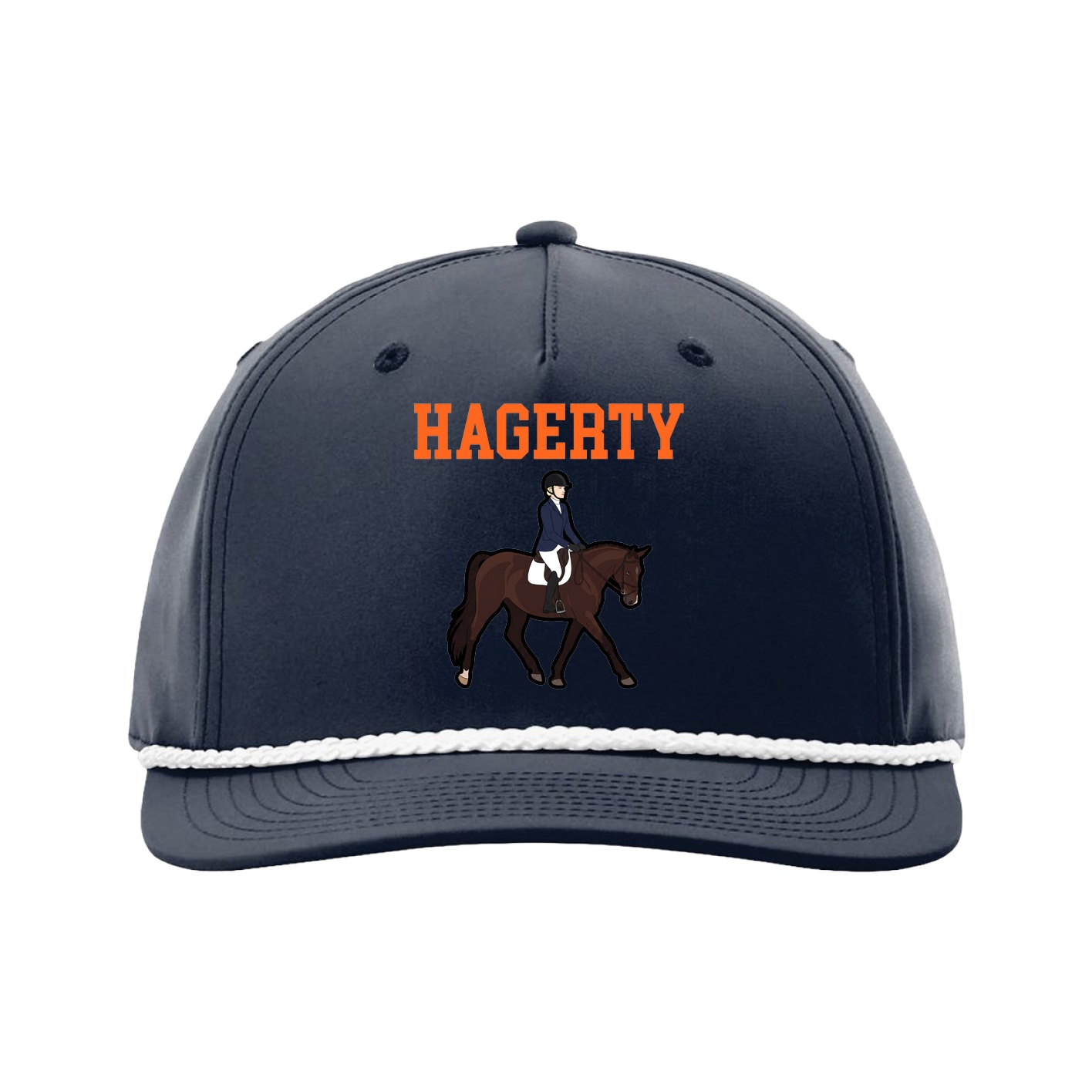 Five-Panel Classic Rope Cap — Shirsey in Navy