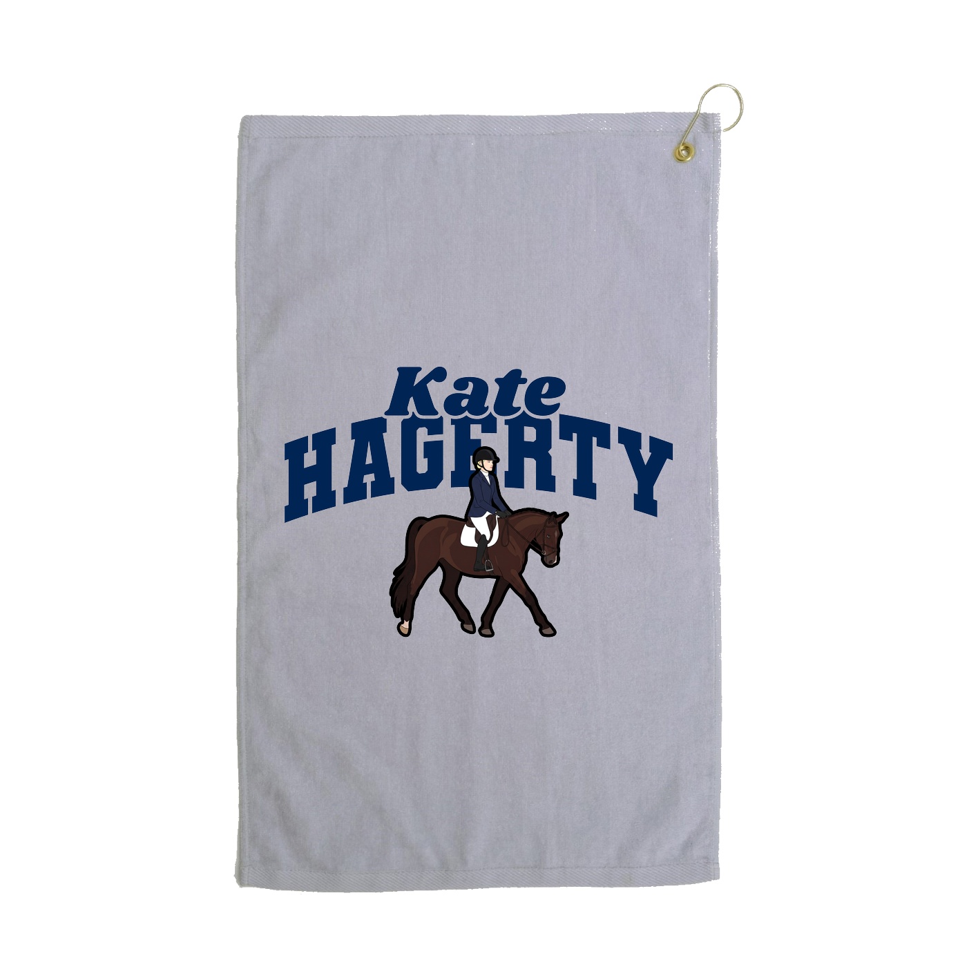 Golf Towel — Signature Arch in Grey