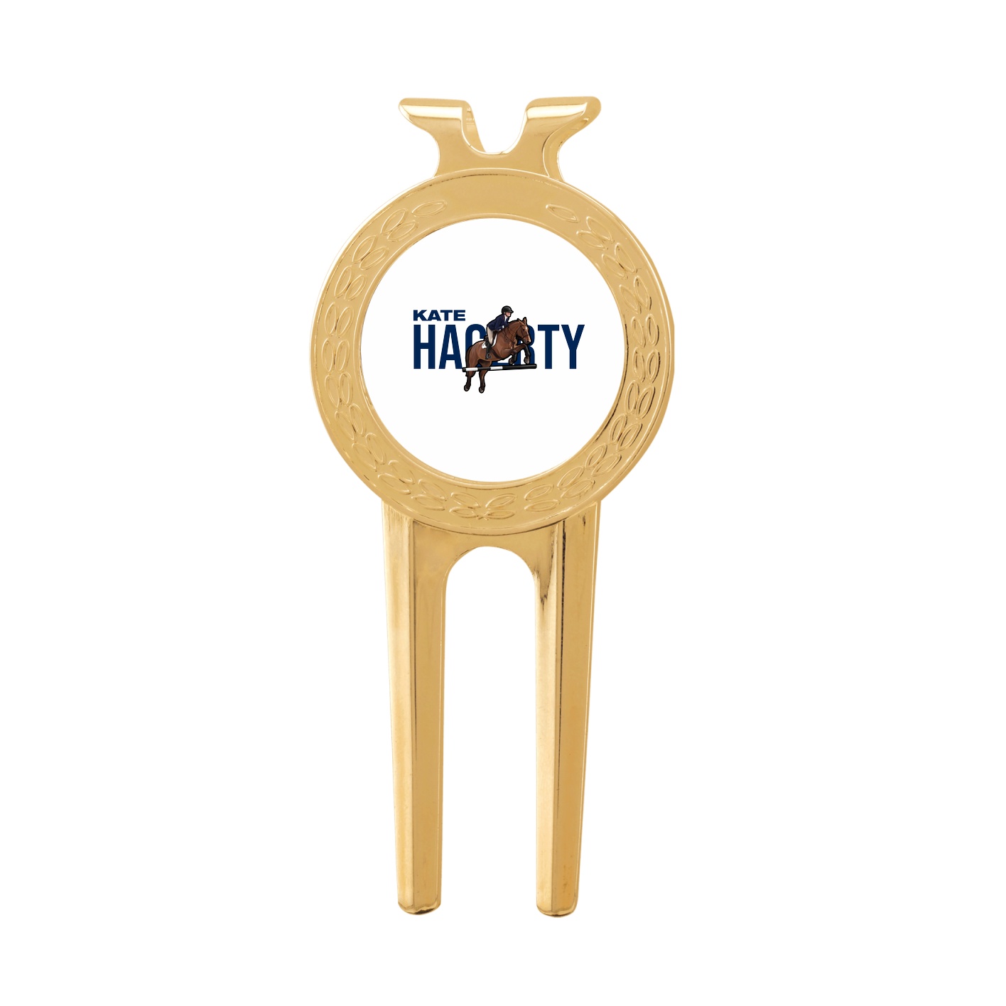 Divot Tool with Ball Marker — Player Name in Classic