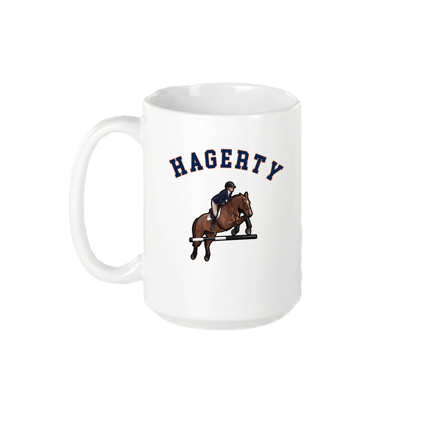 15oz Coffee Mug — Shirsey Arch in White