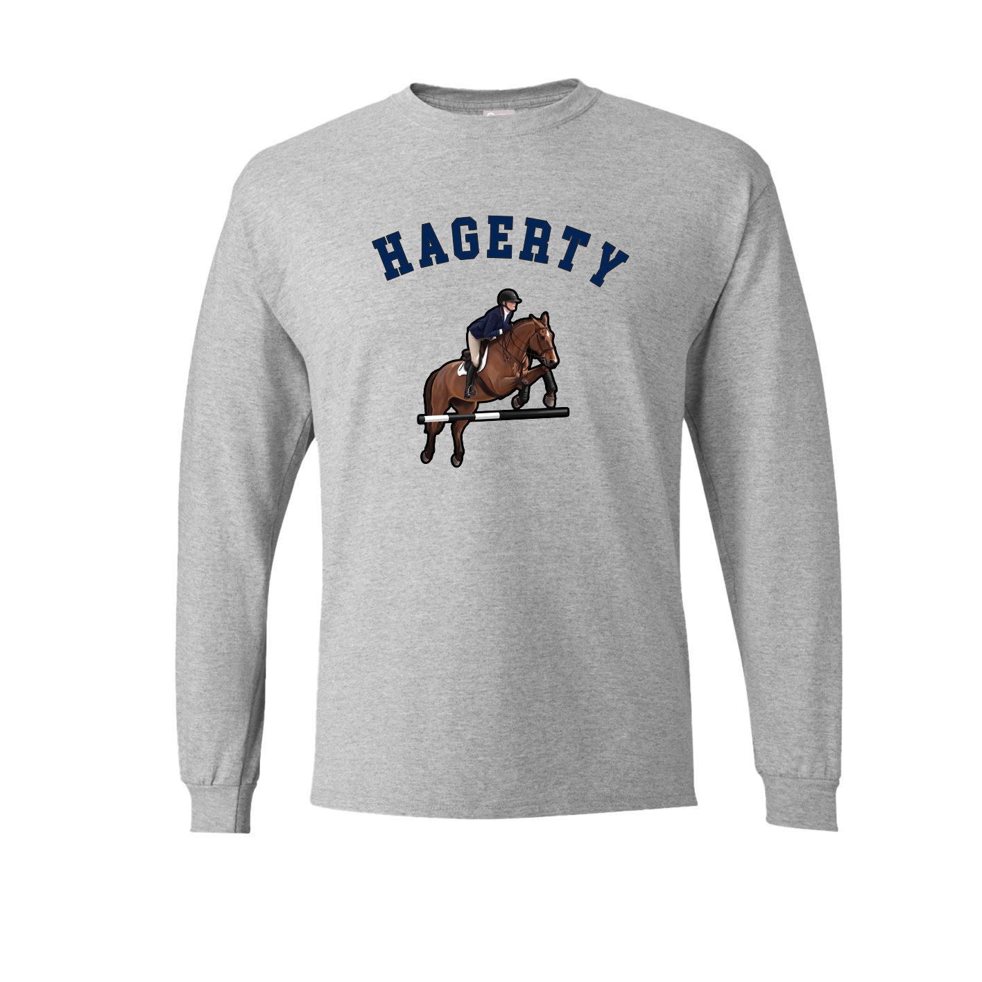 Long Sleeve Tee — Shirsey Arch in Grey