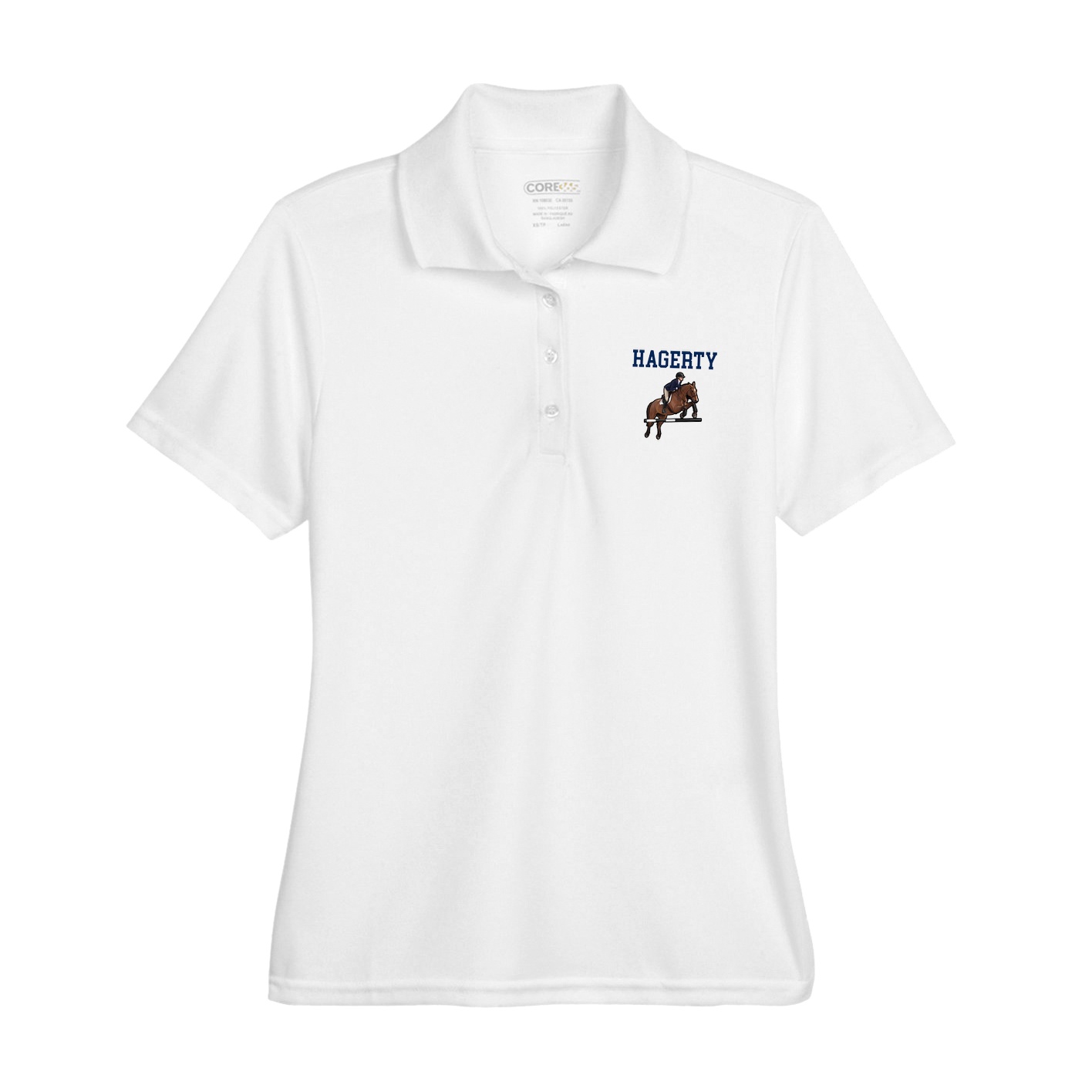 Womens Performance Polo — Shirsey in White