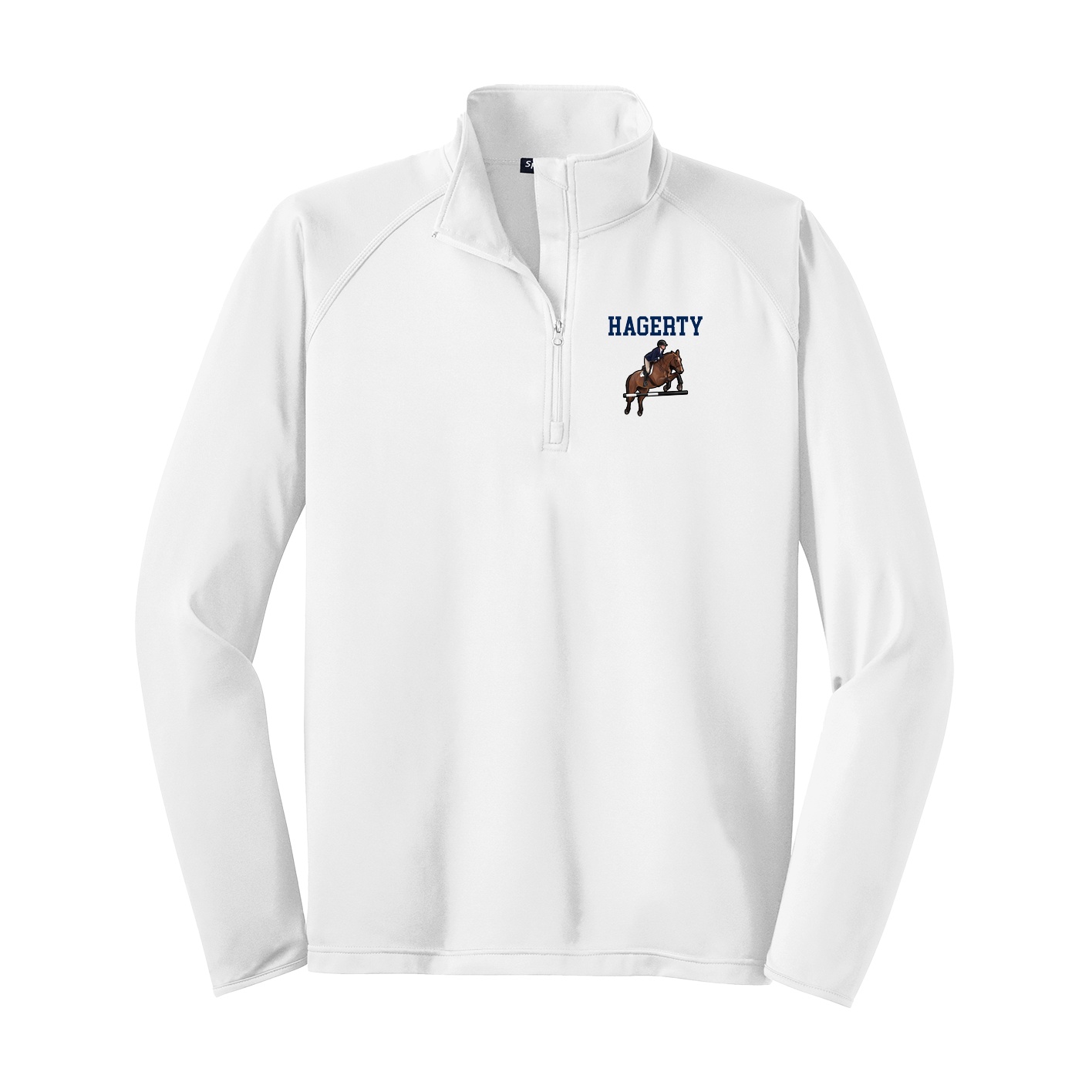 Q-Zip Pullover — Shirsey in White