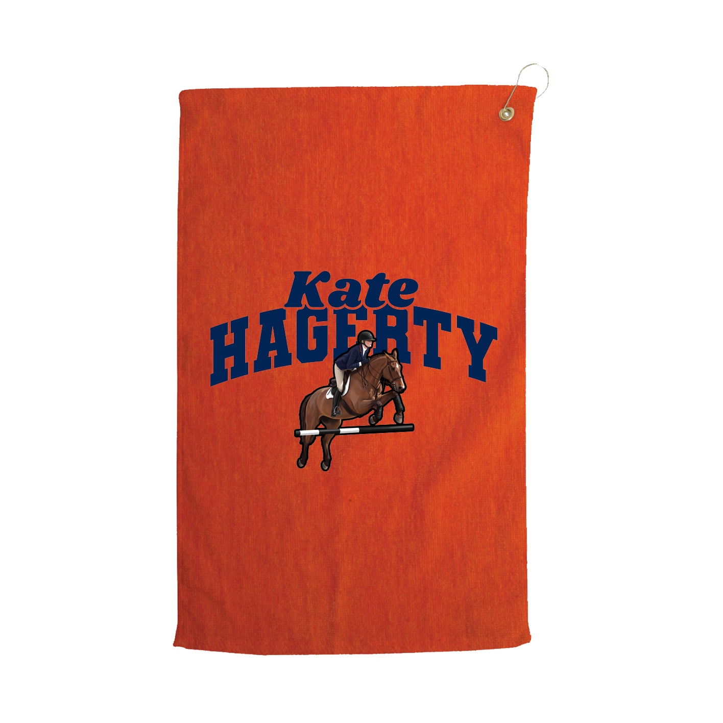 Golf Towel — Signature Arch in Orange