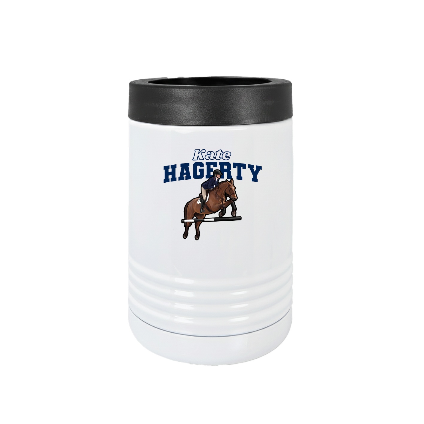 Beverage Holder — Name Arch in White