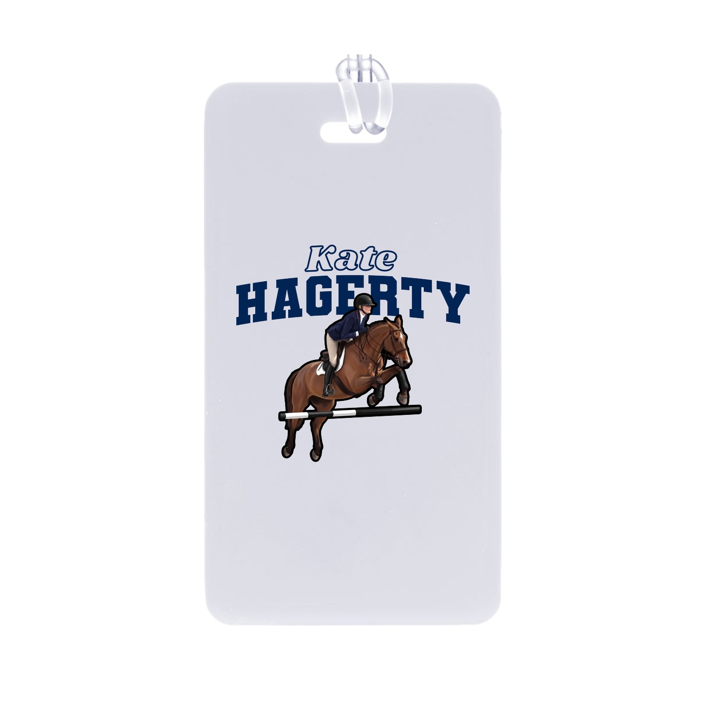 Bag Tag — Name Arch in Classic