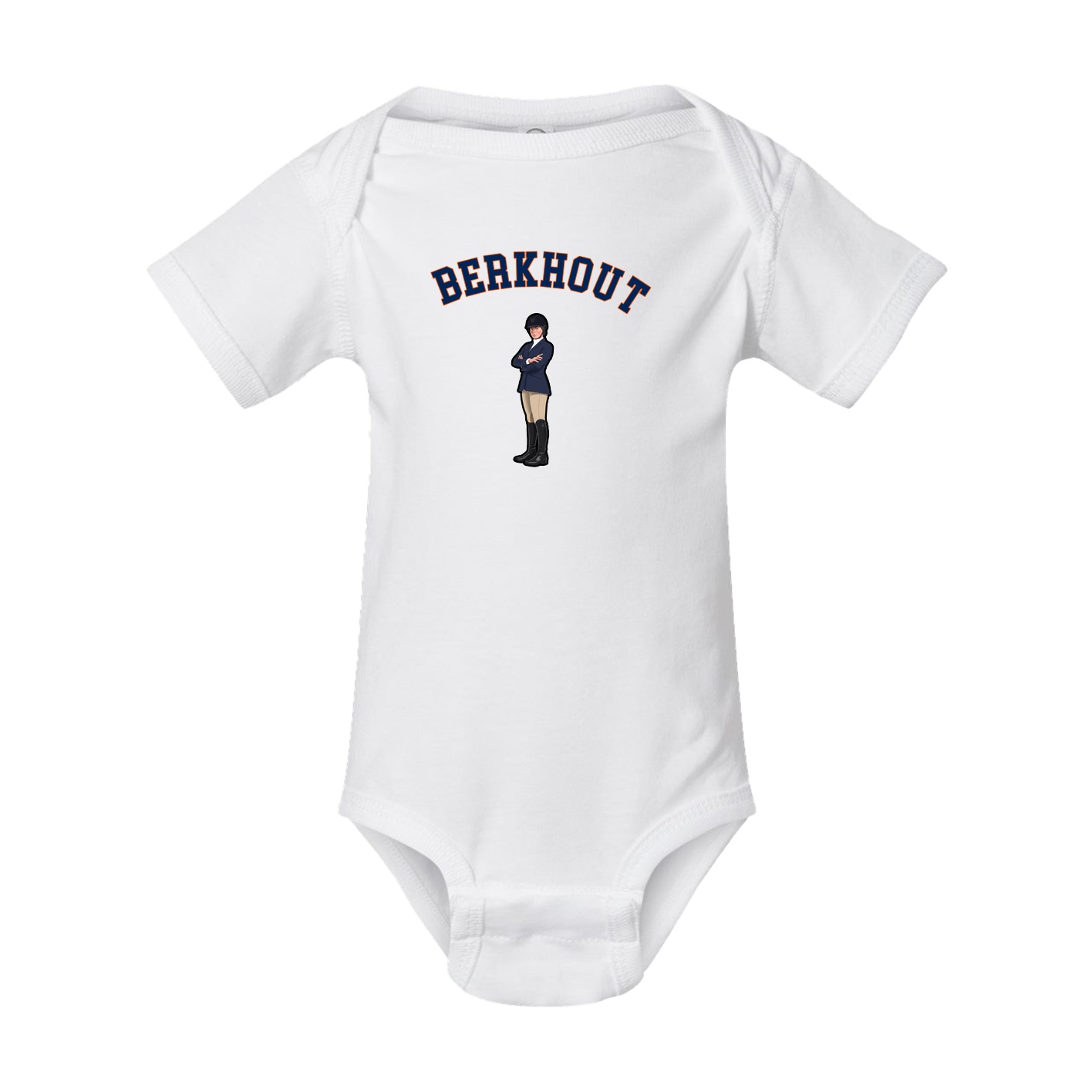 Baby Onesie — Shirsey Arch in White