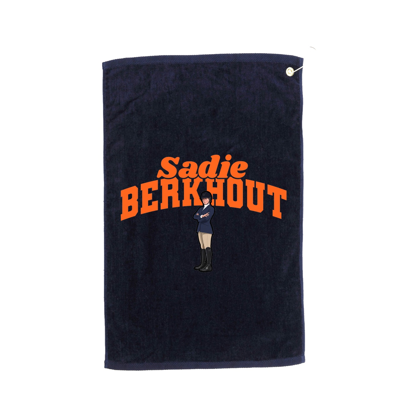 Golf Towel — Signature Arch in Navy