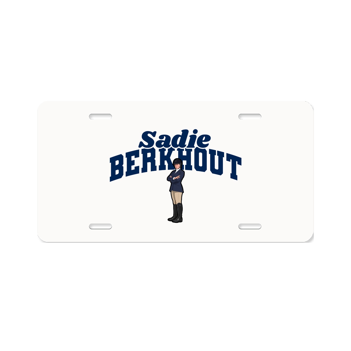 License Plate — Signature Arch in Classic