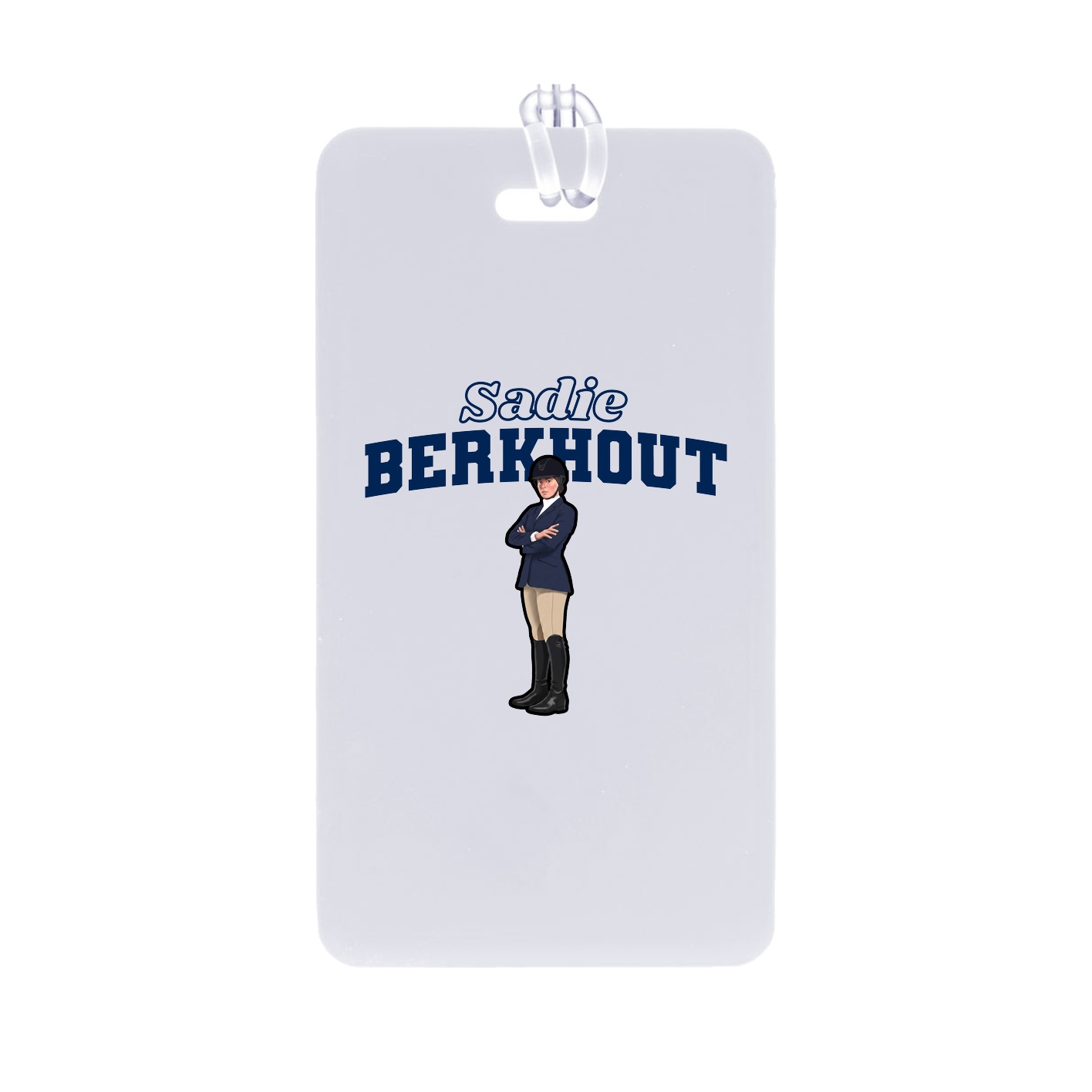 Bag Tag — Name Arch in Classic