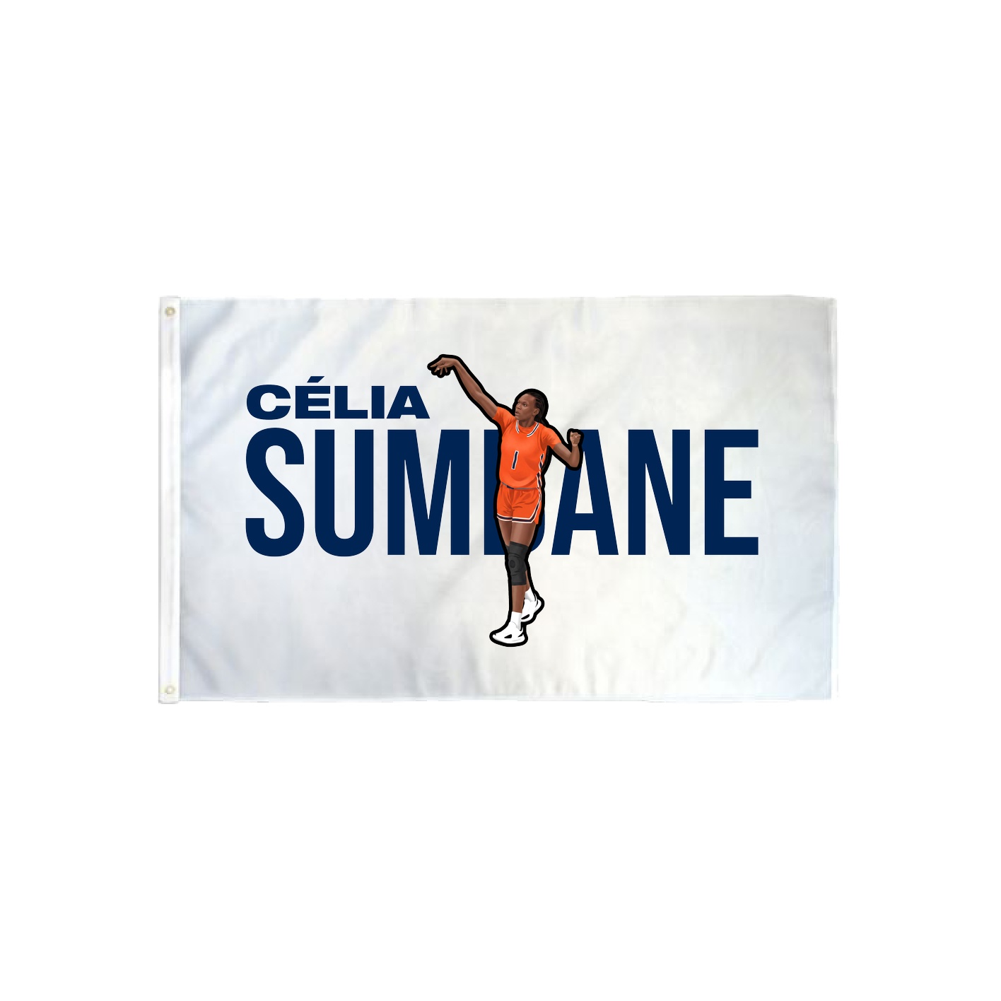 3x5 Flag — Player Name in Classic
