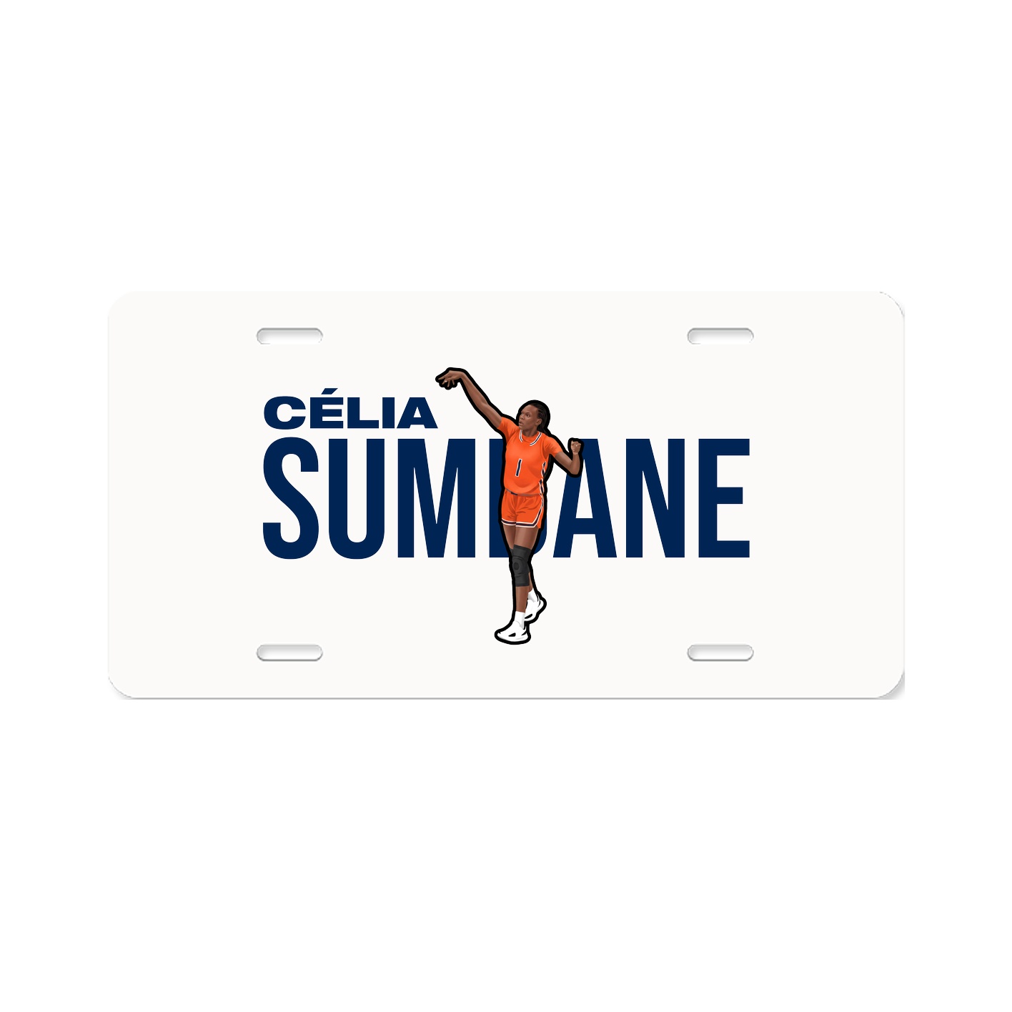 License Plate — Player Name in Classic