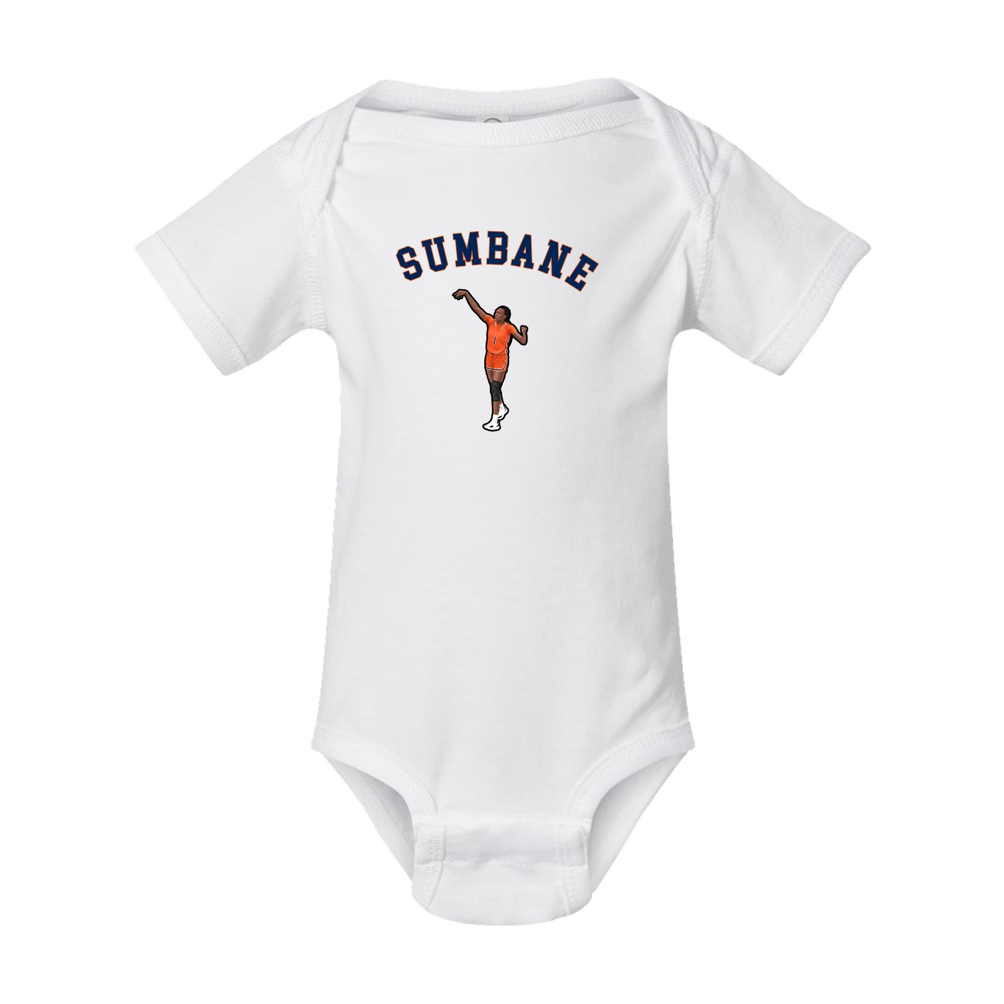 Baby Onesie — Shirsey Arch in White