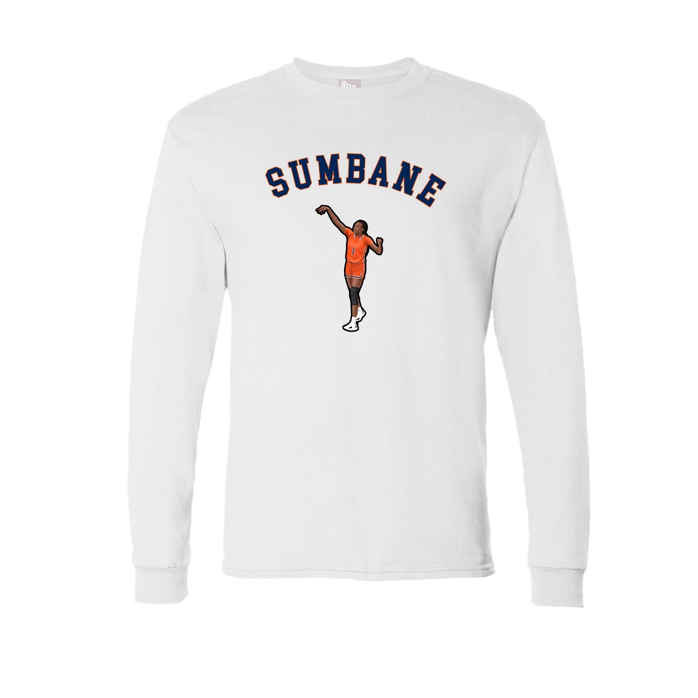 Long Sleeve Tee — Shirsey Arch in White