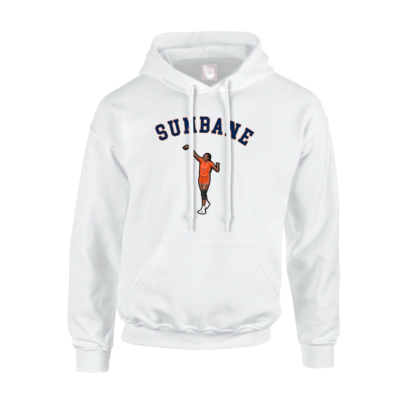 Hoodie — Shirsey Arch in White