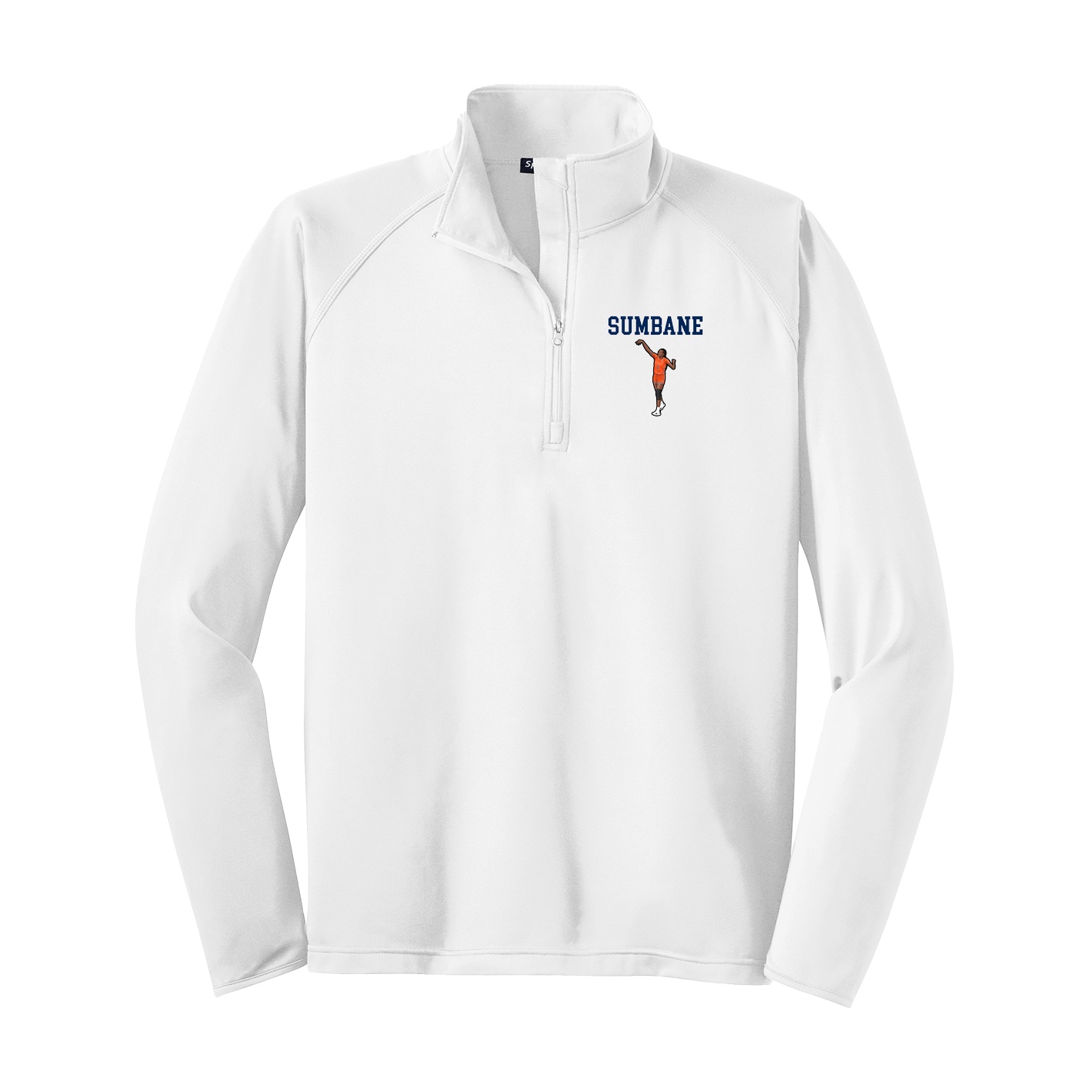 Q-Zip Pullover — Shirsey in White