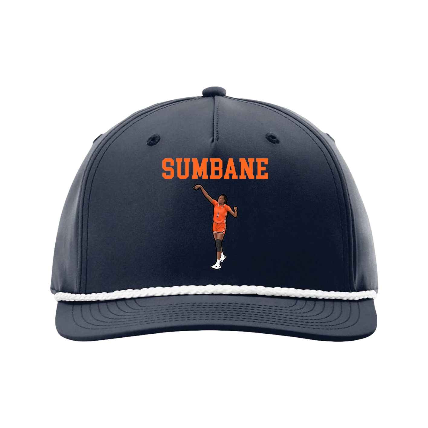 Five-Panel Classic Rope Cap — Shirsey in Navy