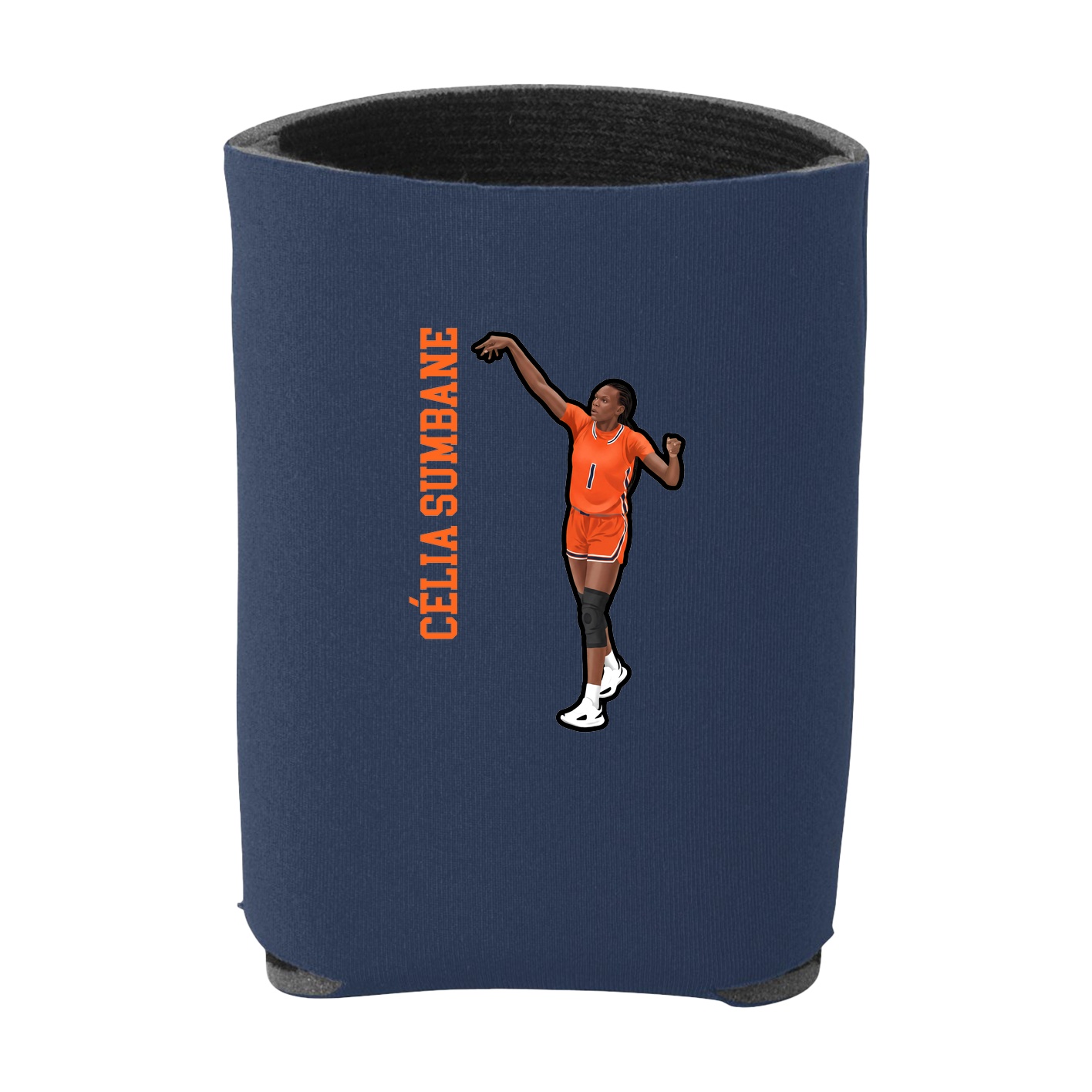 Can Holder — Name Vertical in Navy