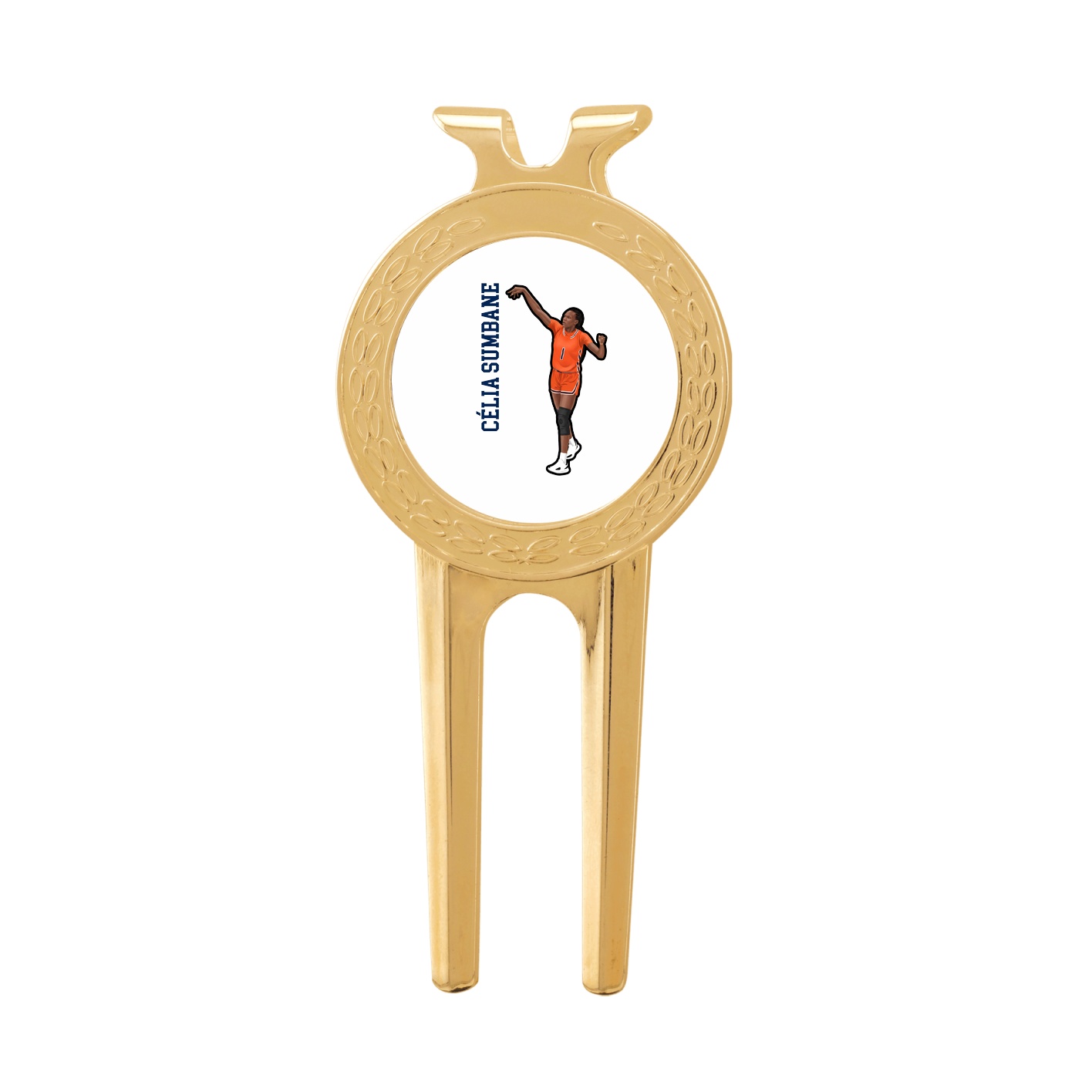 Divot Tool with Ball Marker — Name Vertical in Classic
