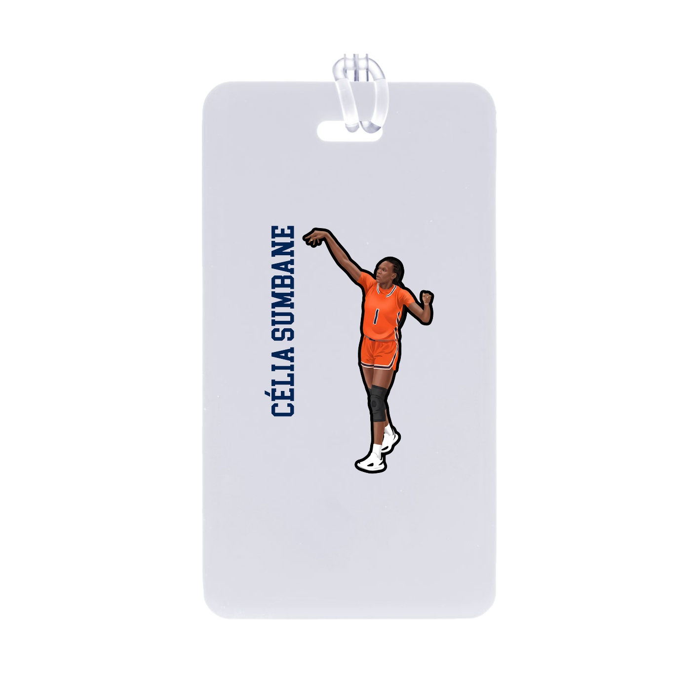 Bag Tag — Name Vertical in Classic