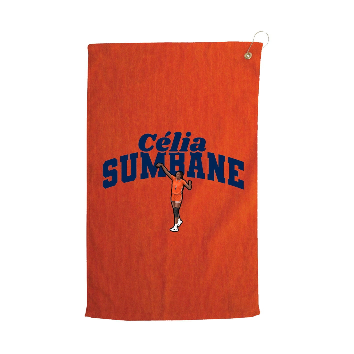 Golf Towel — Signature Arch in Orange